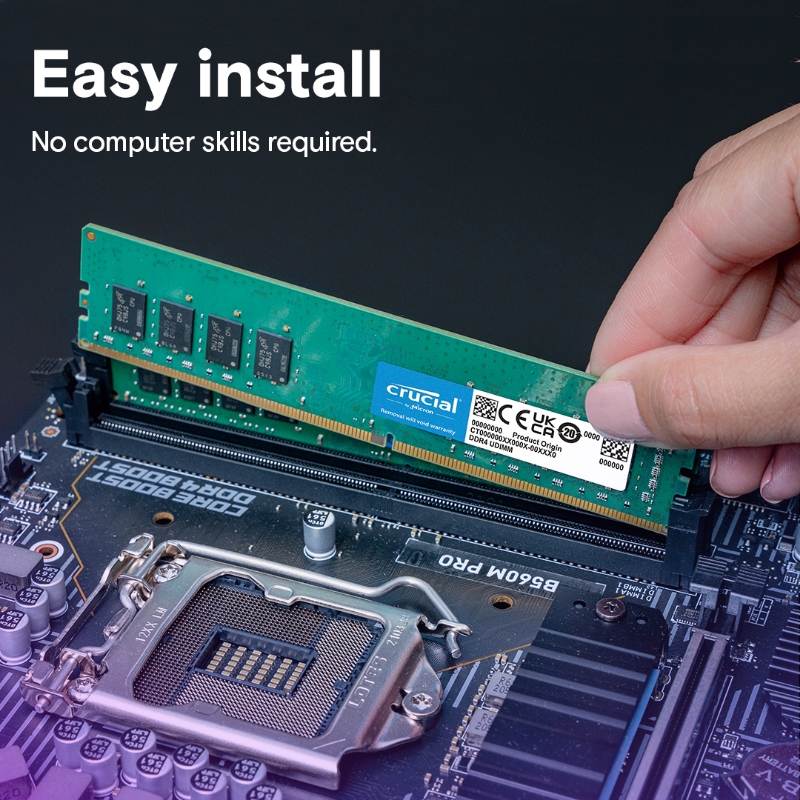 Picture of Crucial 8GB 3200  DDR4   CT8G4DFRA32A