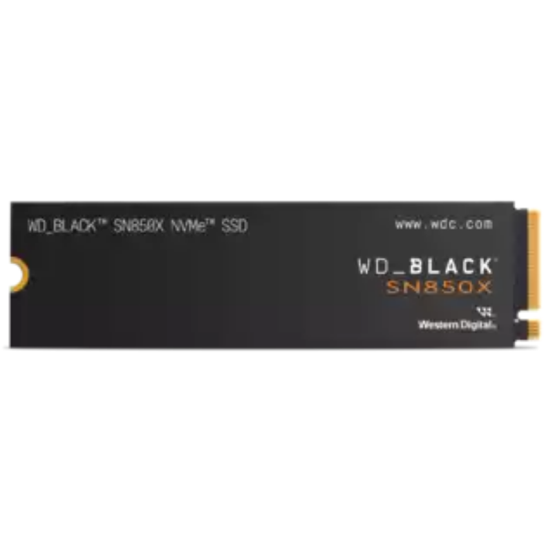 Picture of WD 2TB Black SN850X NVMe PCIe 4.0 x 4  WDS200T2X0E