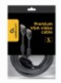 Picture of Gembird  Premium dual-shielded VGA cable with  ferrite cores ,3M CC-PPVGA-10-B
