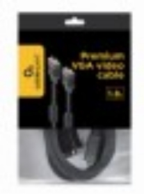 Picture of Gembird  Premium dual-shielded VGA cable with  with ferrite cores 1.8M CC-PPVGA-6B