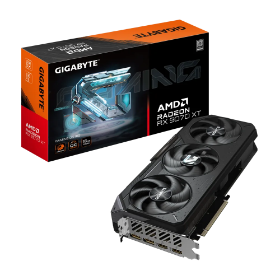 Picture of GIGABYTE Radeon RX 9070 XT Gaming OC 16G Graphics Card, PCIe 5.0, 16GB GDDR6, GV-R9070XTGAMING OC-16GD