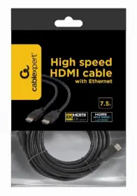 Picture of Gembird High speed HDMI cable with Ethernet, 7.5 m  CC-HDMI4-7.5M