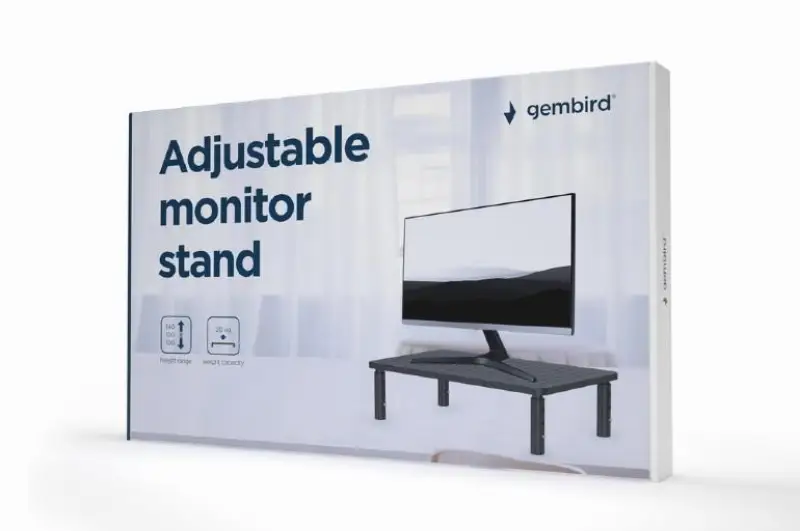 Picture of Gembird Adjustable monitor stand (rectangle)  MS-TABLE-01