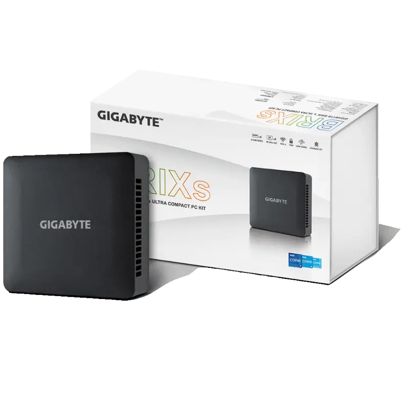 Picture of Gigabyte Brix-Mini-PC Barebone i3-1315U GB-BRi3H-1315-BWEK