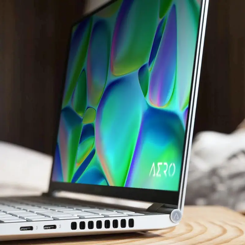 Picture of Gigabyte AERO 14 BMF-H2UKBB4SO Intel i7 13620H,  RTX 4050, 14" OLED QHD 90Hz, DDR5 16Gb (fixed),  Gen4 1TB, Win11 Home, Silver