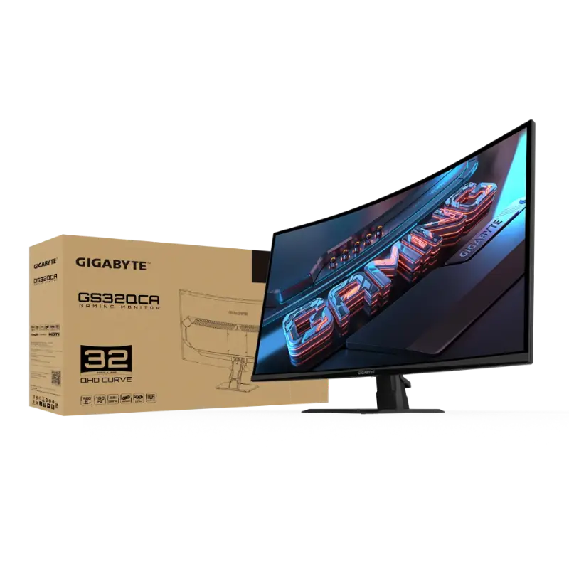 Picture of GIGABYTE GS32QCA EK  31.5" QHD VA 1ms 180Hz