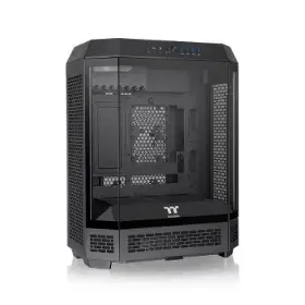 Picture of Thermaltake The Tower 600  Black, SPCC steel 3 tempered‑glass panels 2X CT140 Fan
