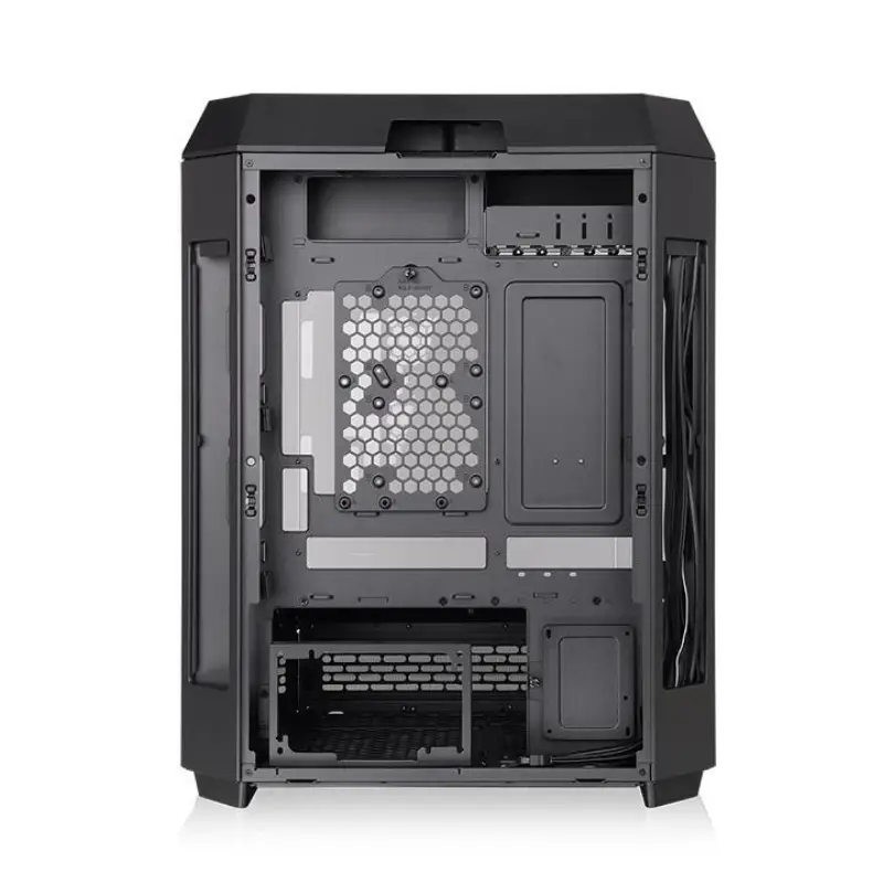 Picture of Thermaltake The Tower 600  Black, SPCC steel 3 tempered‑glass panels 2X CT140 Fan