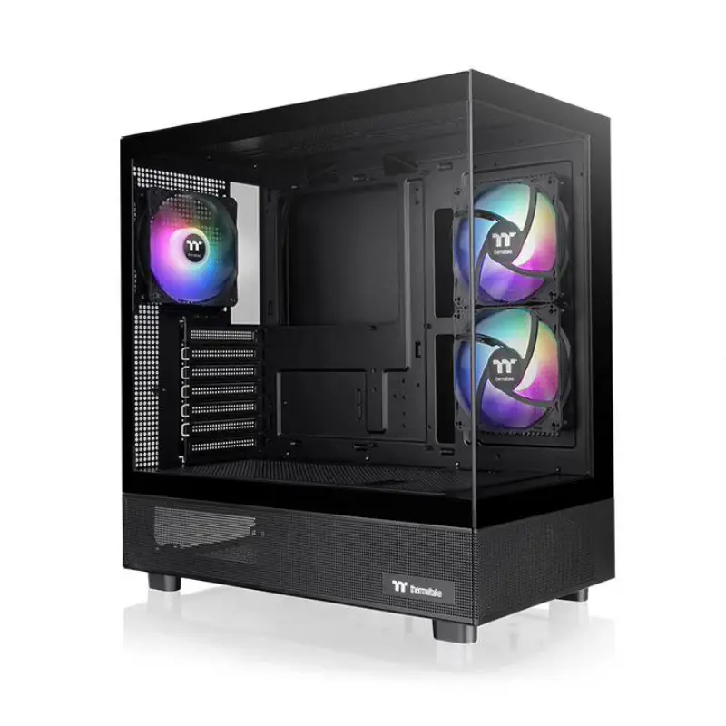 Picture of Thermaltake View 270 Plus TG ARGB Tower Tempered  Glass Case Black ARGB  Lite Fan