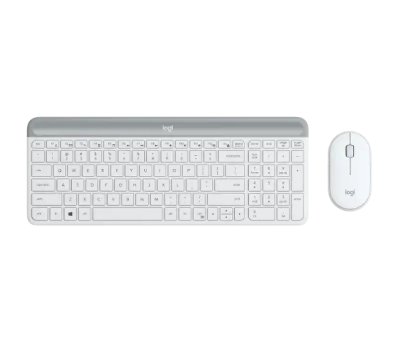 Picture of Logitech MK470 Slim Wireless Keyboard and Mouse  Combo White