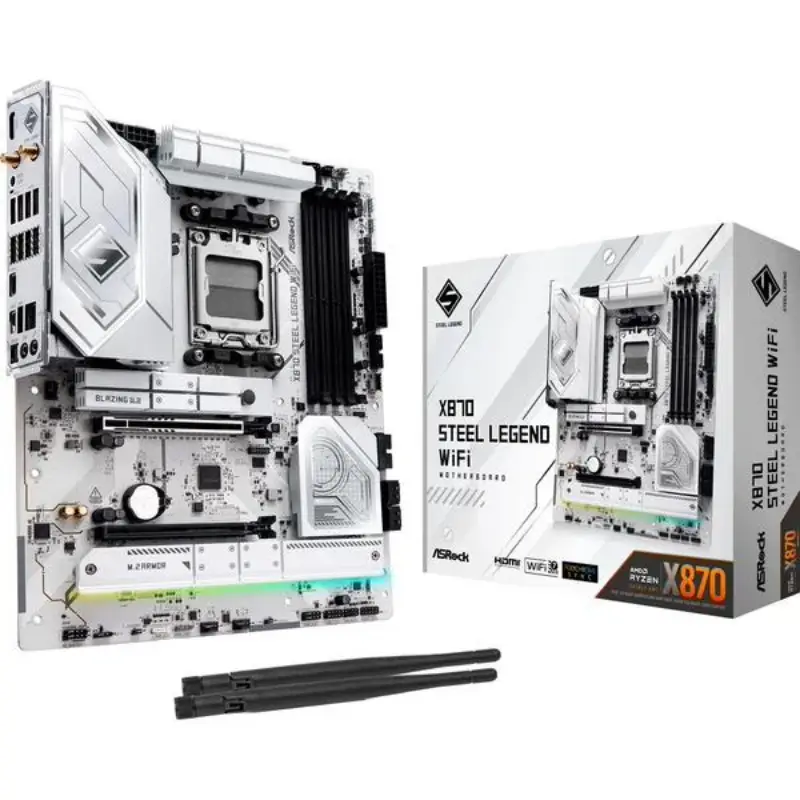 Picture of ASRock X870 Steel Legend AMD AM5 4DDR5 WIFI