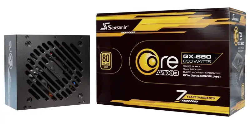 Picture of Seasonic CORE GX-650 (ATX 3) SRP-CGX651-A5A32SF