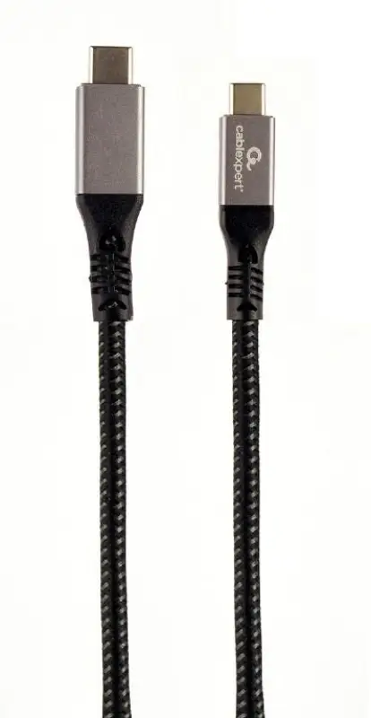 Picture of Gembird Premium USB 3.2 Gen 2x2 Type C charging and data cable 100W, 1.5M CCBP-USB3-CMCM100-1.5M