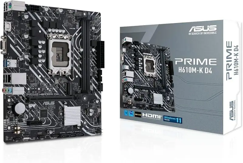 Picture of ASUS PRIME H610M-K DDR4 (LGA 1700) motherboard  90MB1A10-M0EAY0