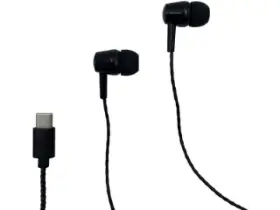 Picture of Mediatech Magicsound USB-C MT3600K Black - Compatible with Analog Audio Cellphones Type C