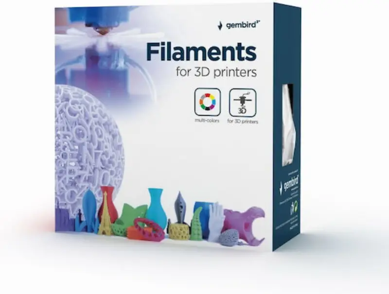 Picture of Gembird PLA Filament Transparent Red 1.75mm 1kg   3DP-PLA1.75-01-TR