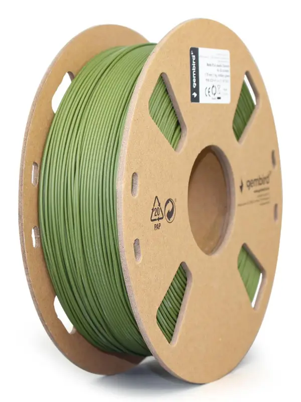 Picture of Gembird PLA Filament Military Green 1.75mm 1Kg   3DP-PLA-01-MTMG