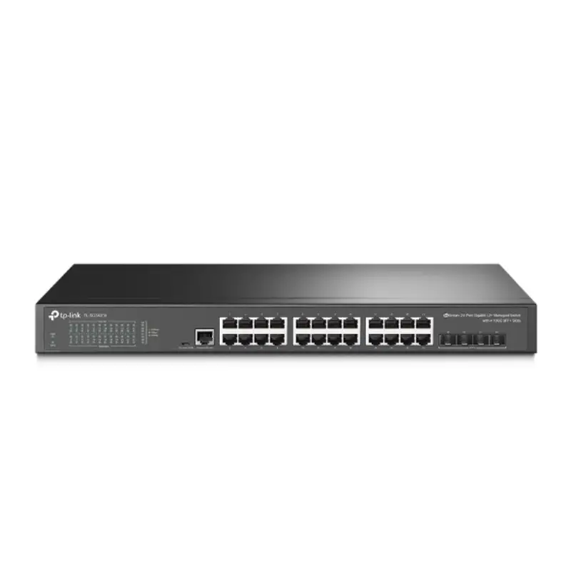 Picture of TP-Link TL-SG3428X-UPS Omada 24-Port Gigabit L2+ Managed Switch with 4 10GE SFP+ Slots and UPS Power Supply