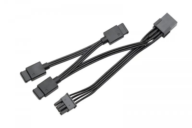 Picture of EKWB EK-Loop OmniLink D-RGB 3-Way Signal Splitter EK-LOOP-OMNI-DRGB-3WAY-SIG-SPL