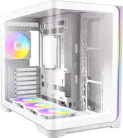 Picture of Antec C5 Curve ARGB White Mid-Tower ATX PC Case ,Curved Tempered Glass
