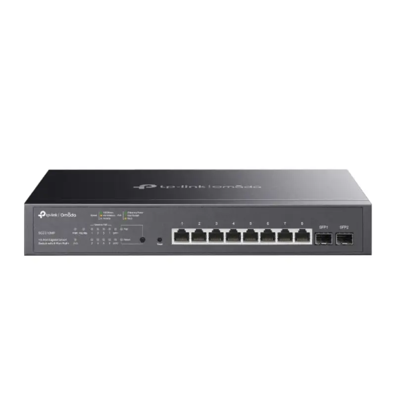 Picture of TP-Link Omada SG2210MP 10-Port Gigabit Smart Switch with 8-Port PoE+
