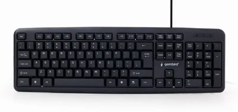 Picture of Gembird Standard Keyboard USB,US Layout,Black  KB-U-103
