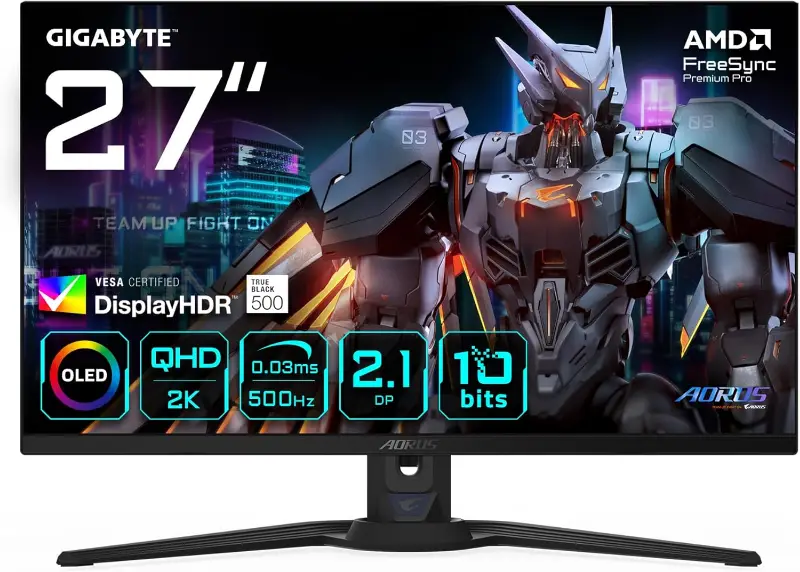 Picture of Gigabyte  AORUS FO27Q5P EK 27" OLED Gaming Monitor