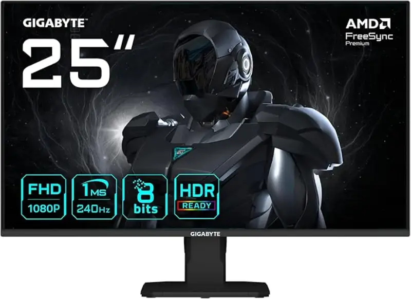 Picture of Gigabyte GS25F2A EK 24.5" FHD IPS 240Hz Gaming  Monitor