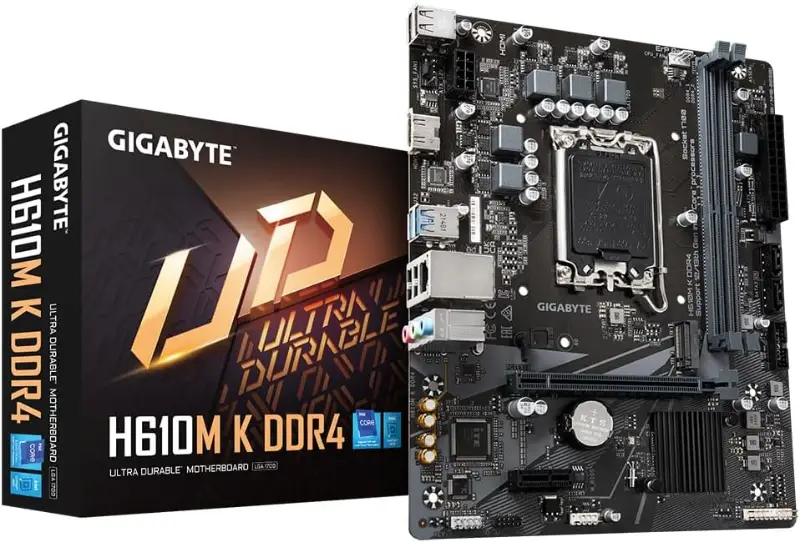 Picture of Gigabyte H610M K DDR4 (LGA1700 mATX Motherboard)