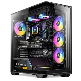 Intel BLAZE Surge high-performance multitasking and gaming PC setup