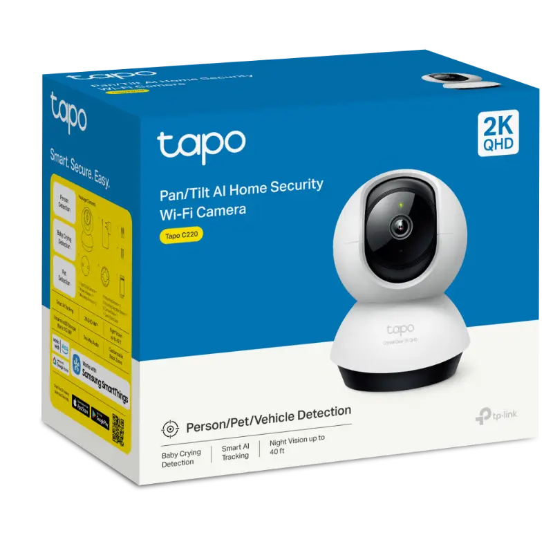 Picture of TP‑Link Tapo C220 Pan/Tilt AI Home Security Wi-Fi Camera