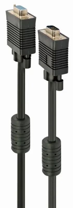 Picture of Gembird  Premium dual-shielded VGA cable with  ferrite cores ,3M CC-PPVGA-10-B