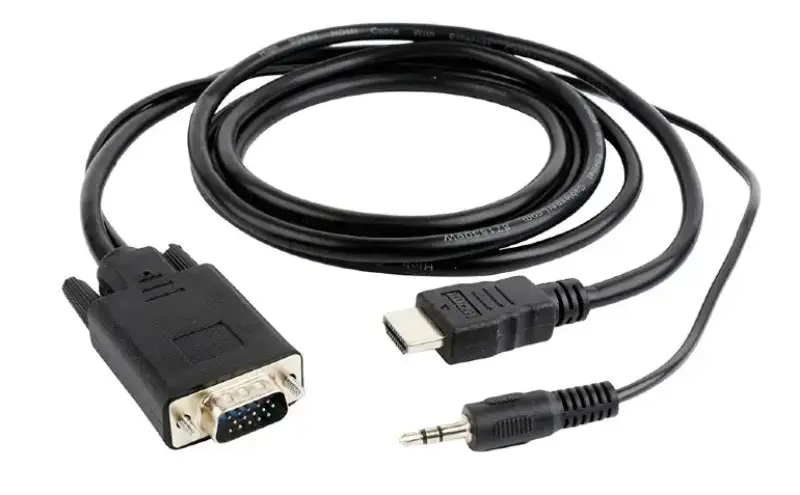 Picture of Gembird HDMI to VGA + Audio adapt. Cable A-HDMI-VGA-03-10