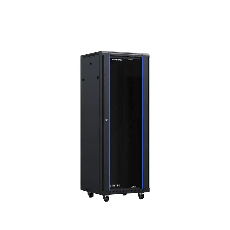 Picture of Marsriva Pioneer 6837 Network Server Cabinet 600*800*37U 1xShelf 4xFans (2-pack)