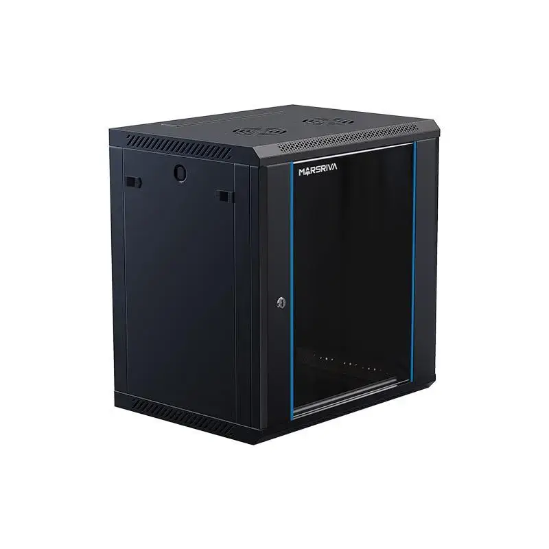 Picture of Marsriva WS6412 Wall-Mount Cabinet 600*450*12U 1xShelf 1xFan