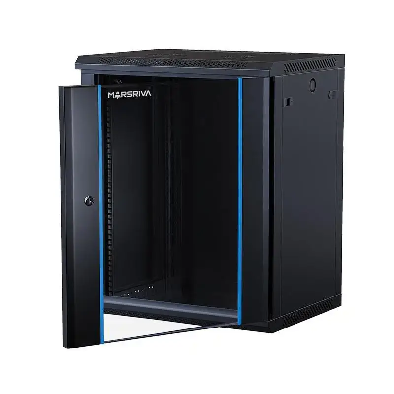 Picture of Marsriva WS6415 Wall-Mount Cabinet 600*450*15U 1xShelf 1xFan
