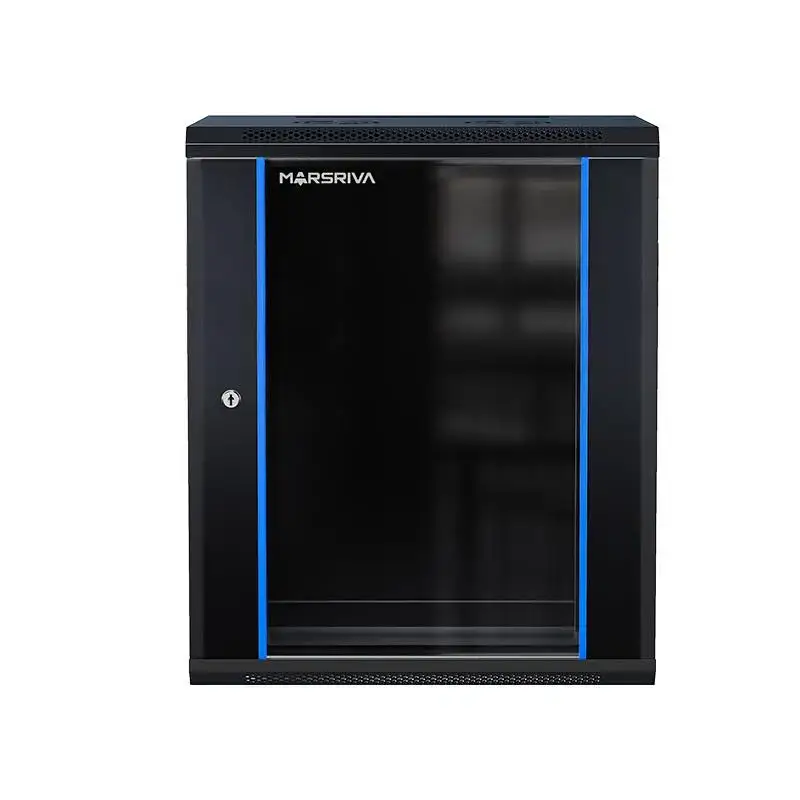 Picture of Marsriva WS6415 Wall-Mount Cabinet 600*450*15U 1xShelf 1xFan