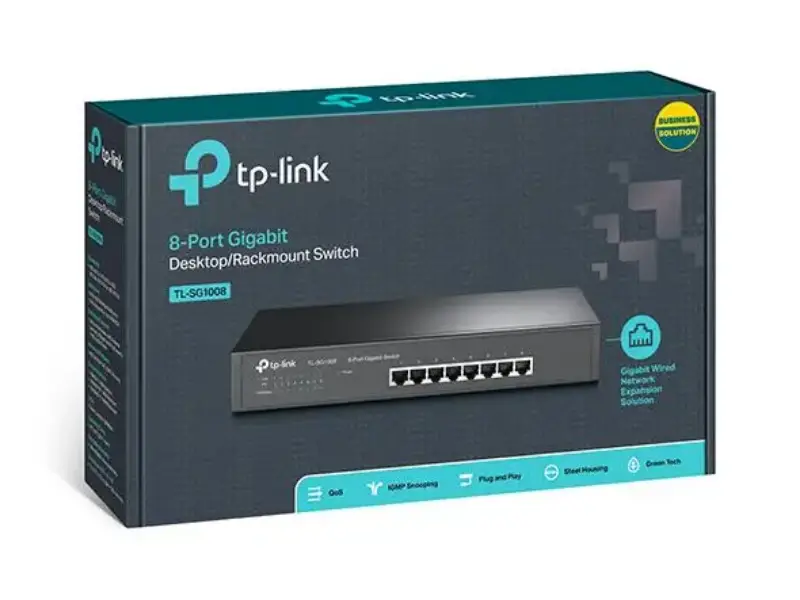 Picture of TP-Link TL-SG1008 8port Gigabit Rackmount