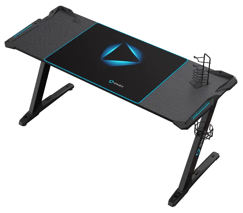 Picture of ONEX GD1600Z RGB Gaming Desk 153*78*60 FSC Mix ONEX-GD1600Z-RGB