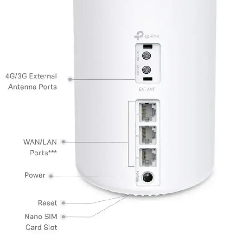 Picture of TP-Link Deco X50-4G(1-pack) 4G+ AX3000 Mesh Wi-Fi 6 Router