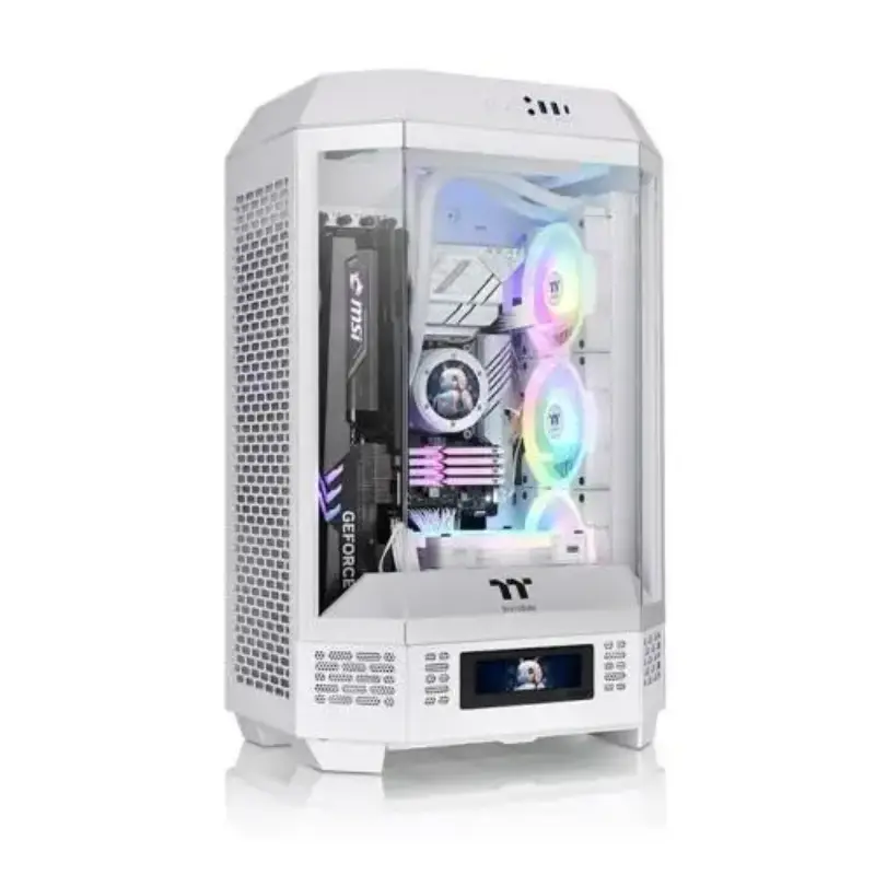 Picture of Thermaltake The Tower 300 Snow/White  CT140 WhiteFan*2
