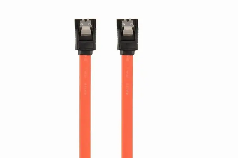 Picture of Gembird SATA III 30cm Data Cable with Metal Clip CC-SATAM-DATA-0.3M