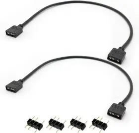 Picture of OEM 5V 3Pin ARGB Connector 1to1 Extension Cable for FAN LED