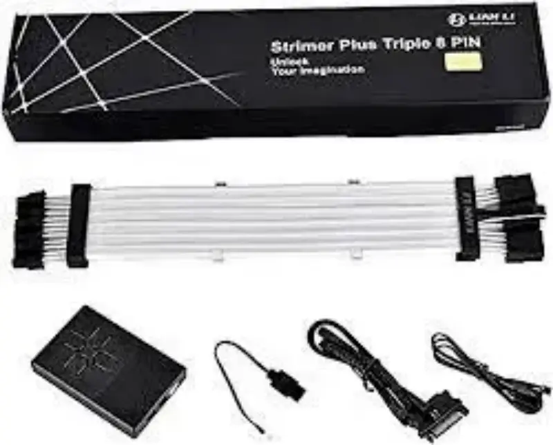 Picture of Lian Li Strimer ARGB 3x8pin V2 Power Exntension Cable PW12-PV2