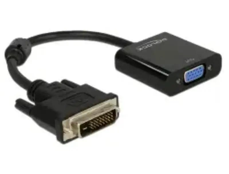 Picture of Delock 65658 DVI-D 24+1 male >VGA female  24.5cm