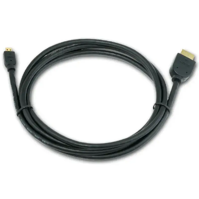 Picture of Gembird HDMI male to micro D-male black cable 1.8m CC-HDMID-6