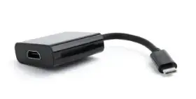 Picture of Gembird USB-C Male to HDMI Female Type C Adapter Black A-CM-HDMIF-01