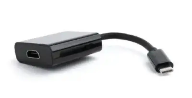 Picture of Gembird USB-C Male to HDMI Female Type C Adapter Black A-CM-HDMIF-01