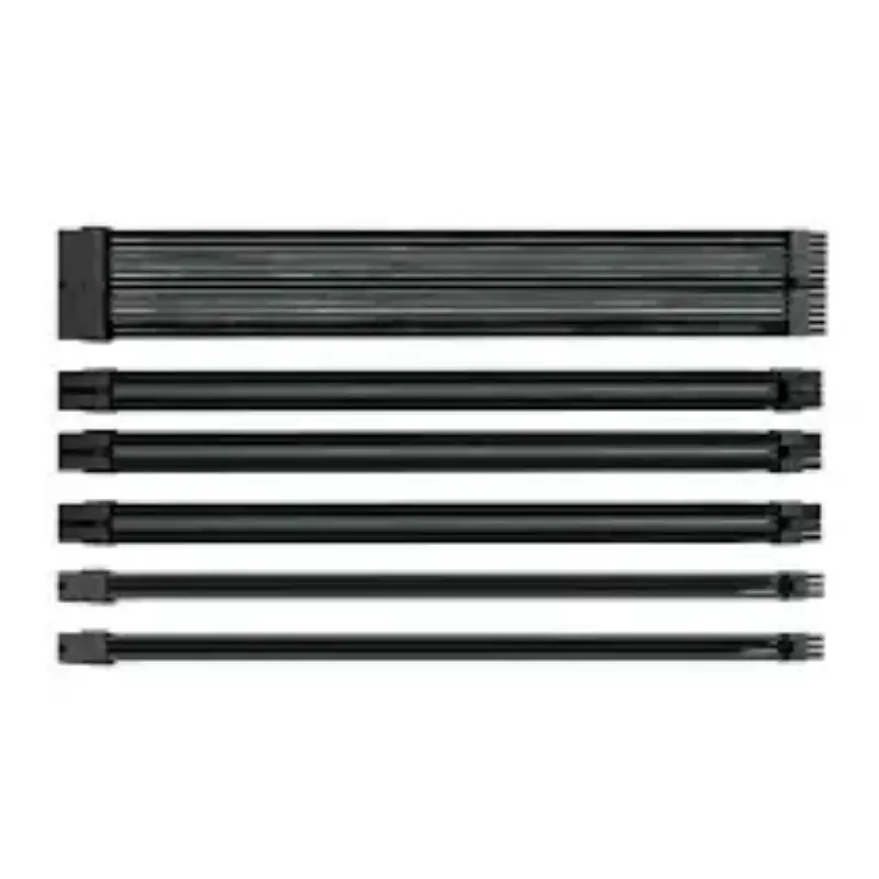 Picture of Thermaltake TTMOD Sleeved PSU Extension Cable Set Black