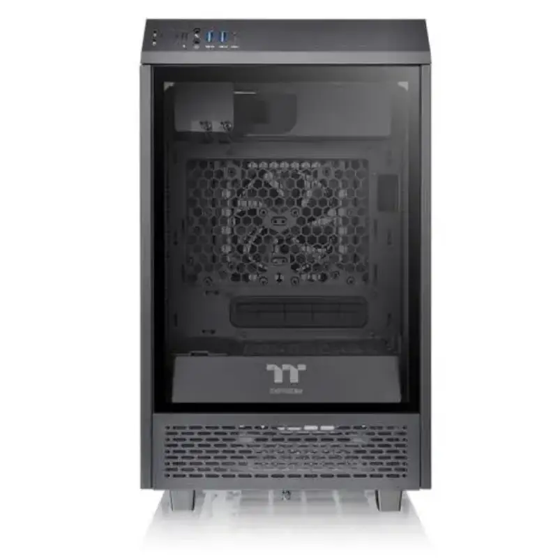 Picture of Thermaltake The Tower 100 Black SPCC Tempered Glass*3 CA-1R3-00S1WN-00